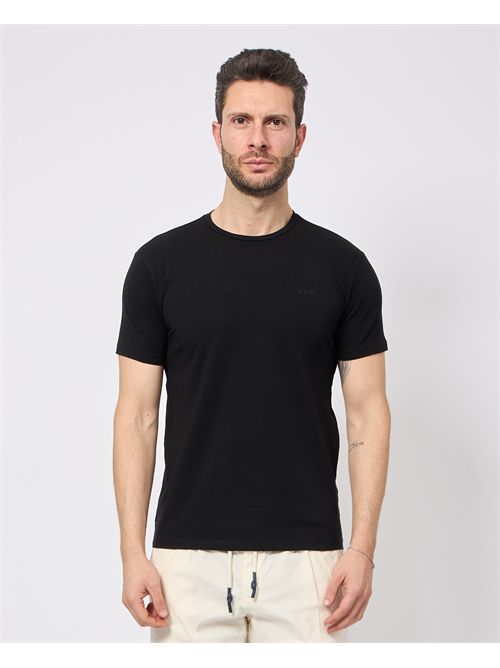 T-shirt uomo Yes Zee girocollo con logo YES ZEE | T778-TA000801
